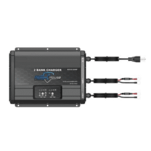 2 Bank Waterproof Charger 36V & 12V 10AH