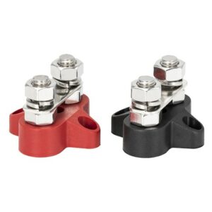 2 Way Distribution Block Red And Black